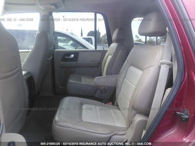 1FMFU17LX3LA68289 - 2003 FORD EXPEDITION EDDIE BAUER RED photo 8