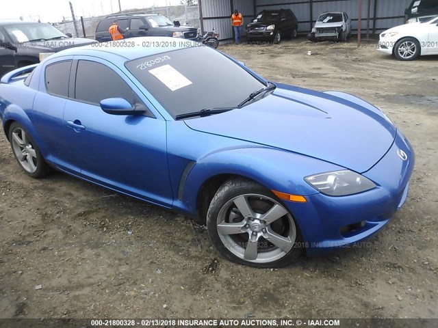 JM1FE173160203134 - 2006 MAZDA RX8 BLUE photo 1