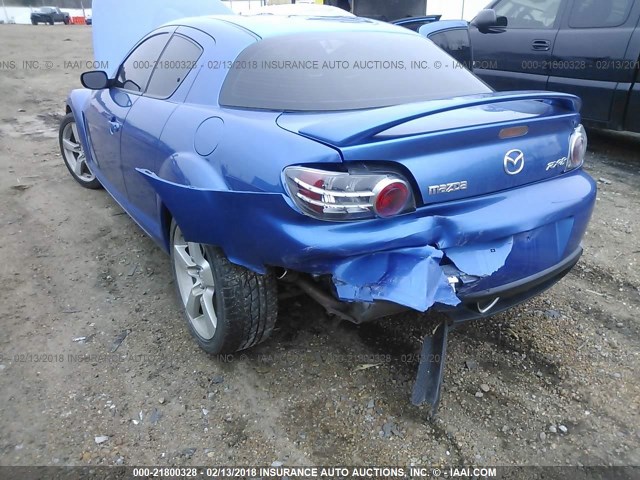 JM1FE173160203134 - 2006 MAZDA RX8 BLUE photo 6