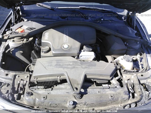 WBA3N7C58EF719190 - 2014 BMW 428 I GRAY photo 10