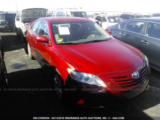 4T1BE46K48U224026 - 2008 TOYOTA CAMRY CE/LE/XLE/SE RED photo 1