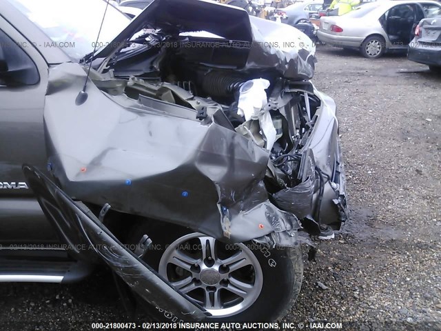 3TMJU4GNXAM107489 - 2010 TOYOTA TACOMA DOUBLE CAB PRERUNNER BROWN photo 6