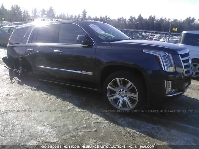 1GYS4CKJ1FR302545 - 2015 CADILLAC ESCALADE PREMIUM GRAY photo 1