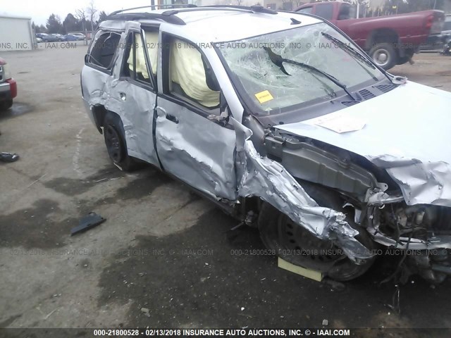 1GNDS13S382226734 - 2008 CHEVROLET TRAILBLAZER LS/LT SILVER photo 6