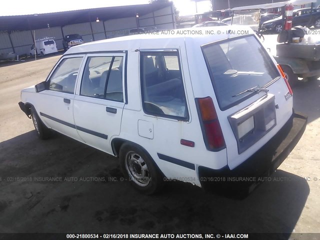 JT2AL22V9E3571792 - 1984 TOYOTA TERCEL DELUXE WHITE photo 3