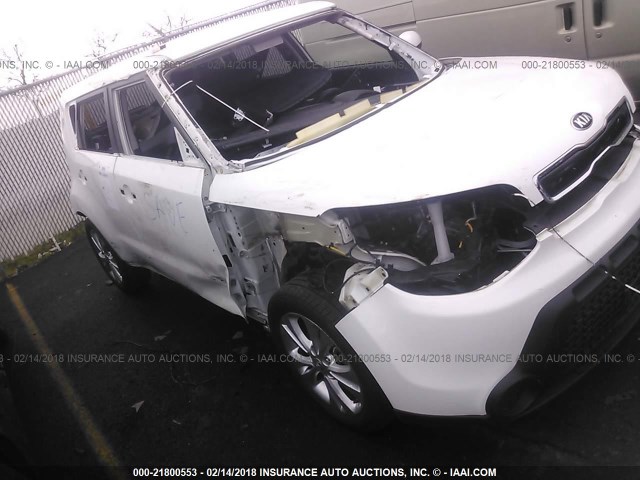 KNDJP3A59F7171566 - 2015 KIA SOUL + WHITE photo 1