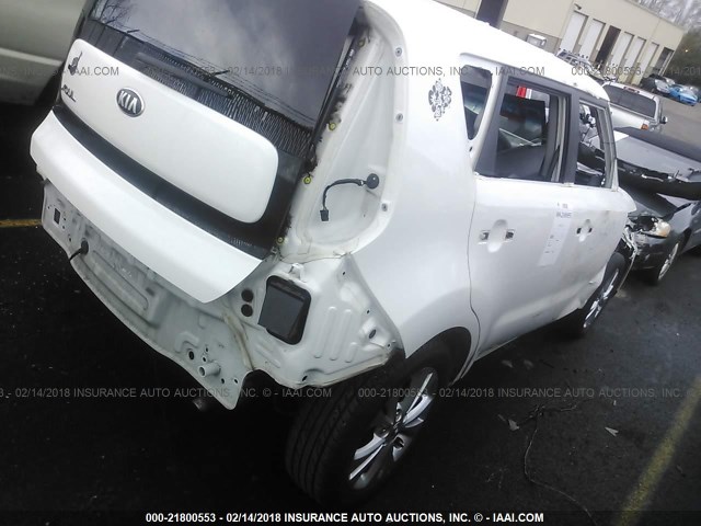 KNDJP3A59F7171566 - 2015 KIA SOUL + WHITE photo 4