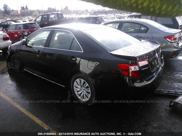 4T4BF1FK1ER356741 - 2014 TOYOTA CAMRY L/SE/LE/XLE BLACK photo 3