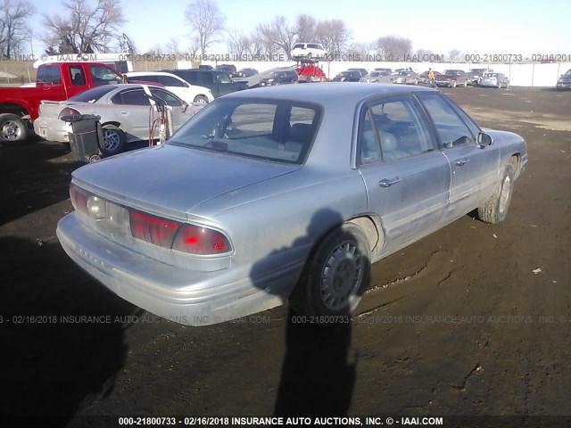 1G4HR52K7VH442797 - 1997 BUICK LESABRE LIMITED BLUE photo 4