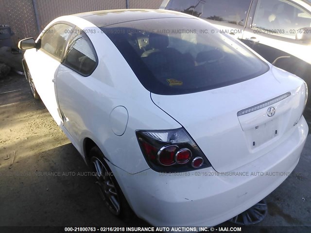 JTKDE167X80258611 - 2008 TOYOTA SCION TC 白色 照片 3