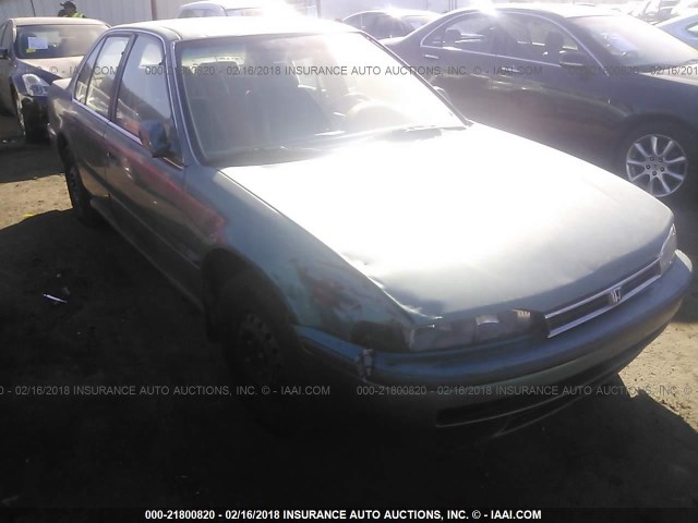 1HGCB7655PA021922 - 1993 HONDA ACCORD LX GREEN photo 1