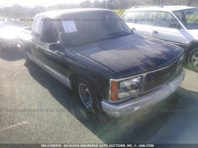 2GTEC19H6P1544285 - 1993 GMC SIERRA C1500 BLACK photo 1