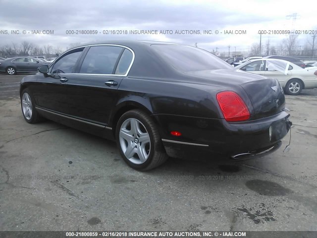 SCBBR53W76C034359 - 2006 BENTLEY CONTINENTAL FLYING SPUR BLACK photo 3