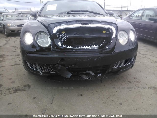 SCBBR53W76C034359 - 2006 BENTLEY CONTINENTAL FLYING SPUR BLACK photo 6