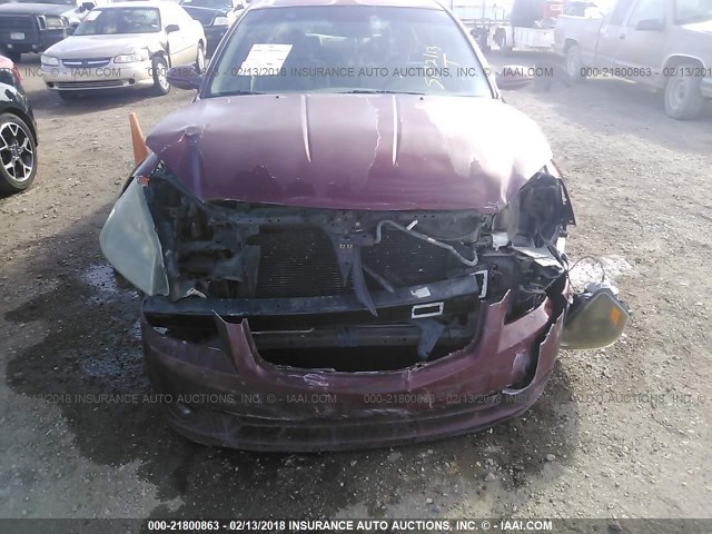 1N4AL11D35C340595 - 2005 NISSAN ALTIMA S/SL MAROON photo 6