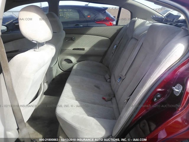 1N4AL11D35C340595 - 2005 NISSAN ALTIMA S/SL MAROON photo 8