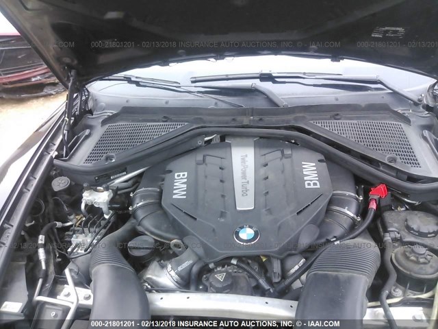 5UXZV8C50CL424942 - 2012 BMW X5 XDRIVE50I Noir photo 10