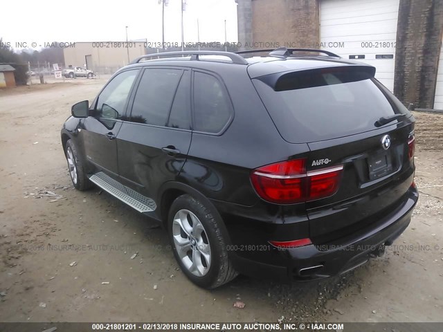 5UXZV8C50CL424942 - 2012 BMW X5 XDRIVE50I Noir photo 3