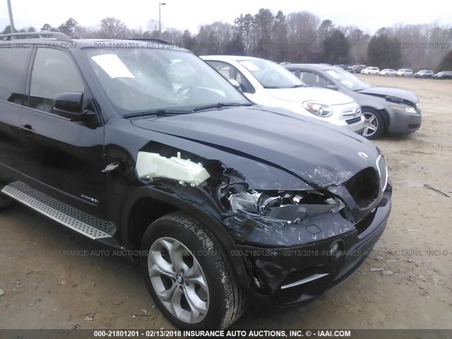 5UXZV8C50CL424942 - 2012 BMW X5 XDRIVE50I Noir photo 6