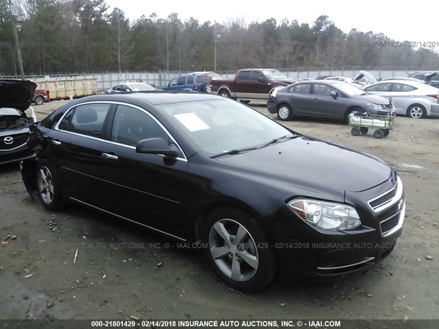 1G1ZC5E0XCF383198 - 2012 CHEVROLET MALIBU 1LT 黑色 照片 1
