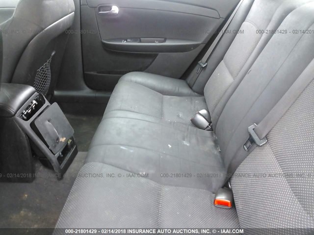 1G1ZC5E0XCF383198 - 2012 CHEVROLET MALIBU 1LT 黑色 照片 8