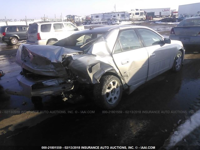 1G6DM577540149261 - 2004 CADILLAC CTS SILVER photo 4