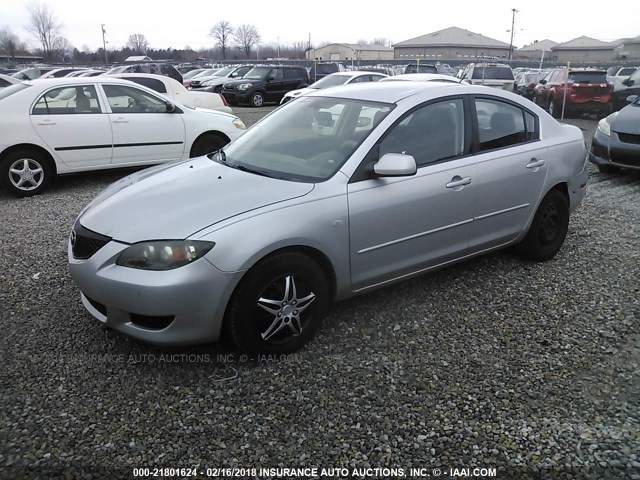 JM1BK12F951237100 - 2005 MAZDA 3 I SILVER photo 2