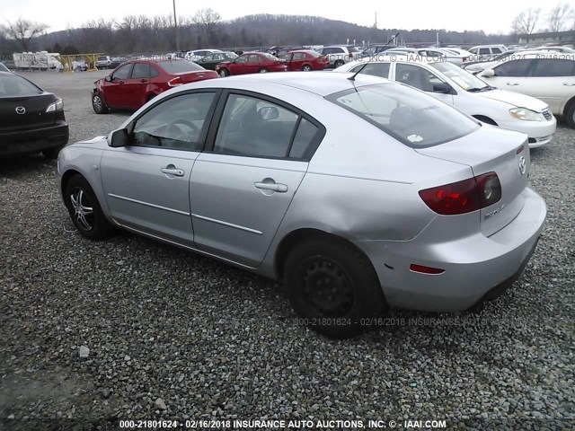 JM1BK12F951237100 - 2005 MAZDA 3 I SILVER photo 3