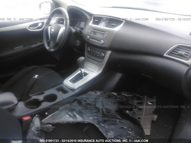 3N1AB7AP7EL630145 - 2014 NISSAN SENTRA S/SV/SR/SL BLACK photo 5