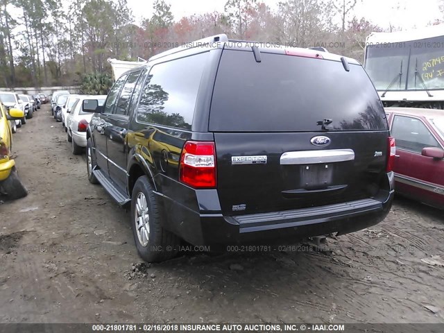 1FMJK1K53DEF31355 - 2013 FORD EXPEDITION EL LIMITED BLACK photo 3