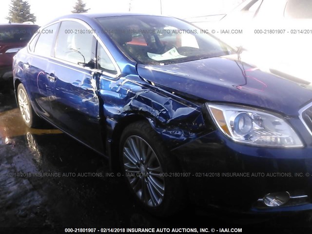 1G4PS5SK0E4128982 - 2014 BUICK VERANO BLUE photo 6