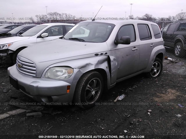 3GNDA13D08S644418 - 2008 CHEVROLET HHR LS SILVER photo 2