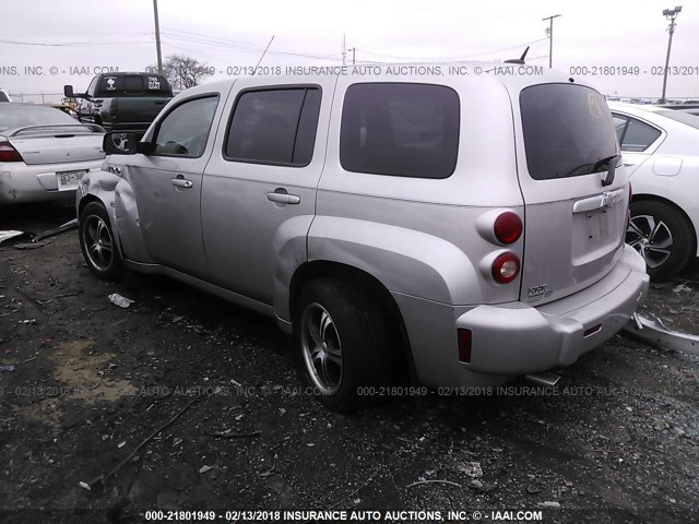 3GNDA13D08S644418 - 2008 CHEVROLET HHR LS SILVER photo 3