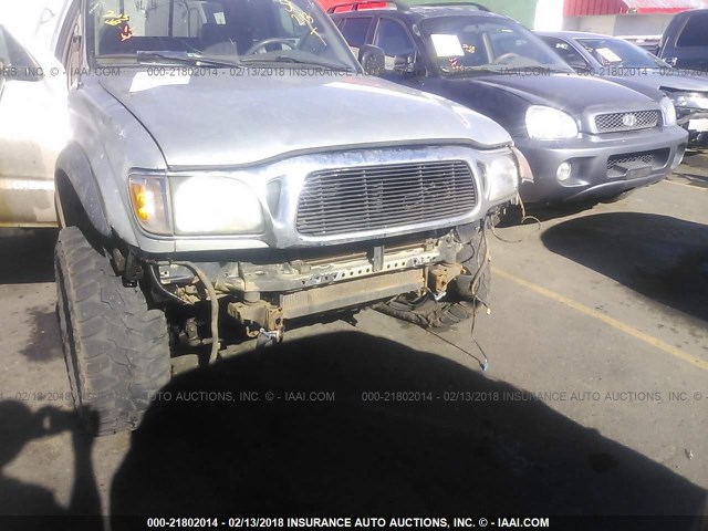 5TEWN72N44Z325124 - 2004 TOYOTA TACOMA XTRACAB SILVER photo 6