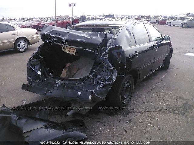 4T1BE32K86U132141 - 2006 TOYOTA CAMRY LE/XLE/SE შავი ფოტო 4