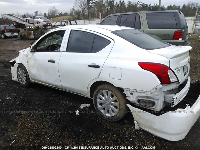 3N1CN7AP0GL837253 - 2016 NISSAN VERSA S/S PLUS/SV/SL WHITE photo 3