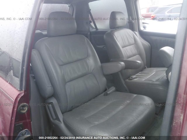 5FNRL18933B023611 - 2003 HONDA ODYSSEY EXL მუქწითელი ფოტო 8