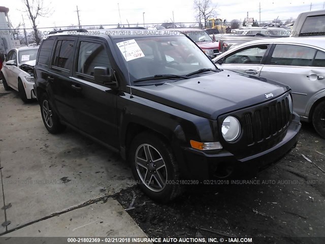 1J4FF28BX9D193333 - 2009 JEEP PATRIOT SPORT BLACK photo 1