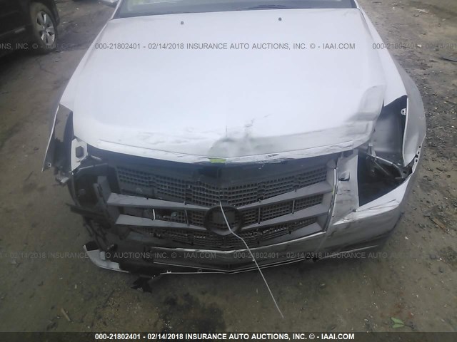 1G6DF577890172017 - 2009 CADILLAC CTS SILVER photo 6