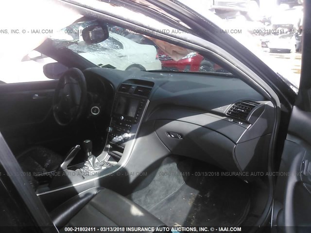 19UUA75507A035624 - 2007 ACURA TL TYPE S BLACK photo 5