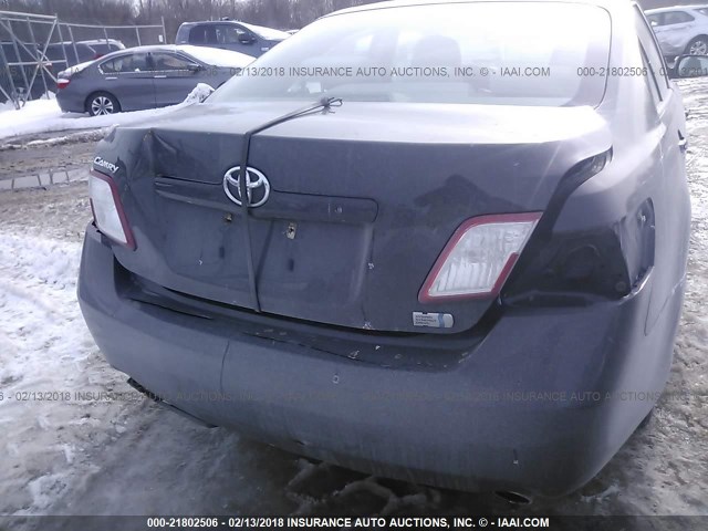 4T1BB46K69U095555 - 2009 TOYOTA CAMRY HYBRID BLACK photo 6