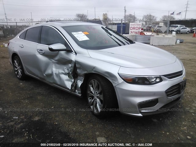 1G1ZH5SX6GF349302 - 2016 CHEVROLET MALIBU LTZ 银色 照片 1