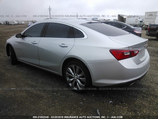 1G1ZH5SX6GF349302 - 2016 CHEVROLET MALIBU LTZ 银色 照片 3