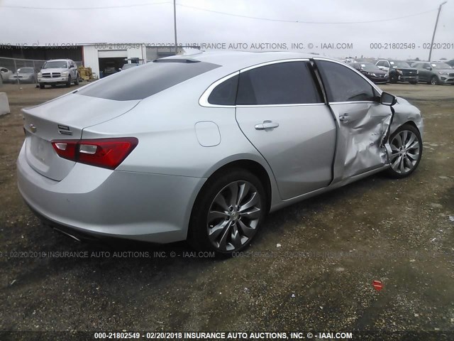 1G1ZH5SX6GF349302 - 2016 CHEVROLET MALIBU LTZ 银色 照片 4