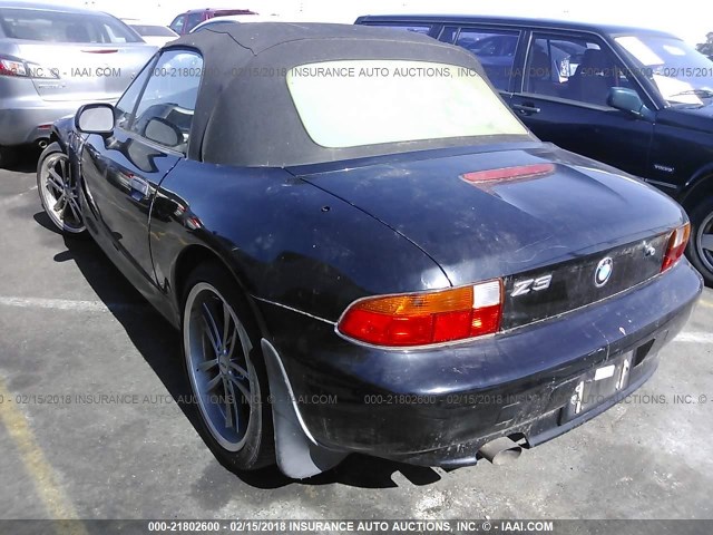 4USCH7323TLB65651 - 1996 BMW Z3 1.9 BLACK photo 3
