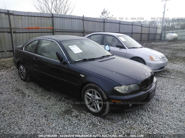 WBABD33434PL03605 - 2004 BMW 325 CI BLUE photo 1