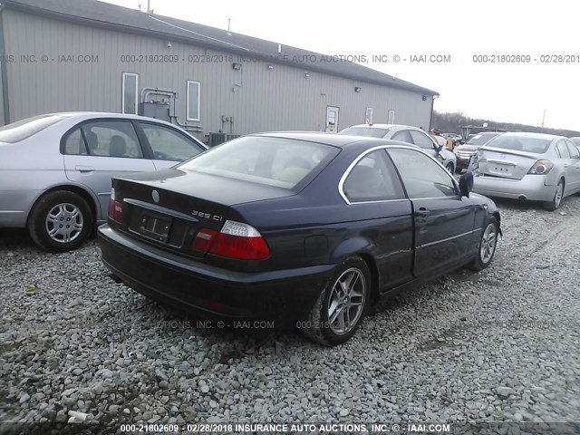 WBABD33434PL03605 - 2004 BMW 325 CI BLUE photo 4