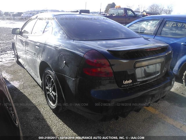 2G2WP552461308156 - 2006 PONTIAC GRAND PRIX BLACK photo 3