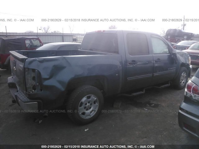 3GCPCSE05CG272750 - 2012 CHEVROLET SILVERADO C1500 LT GRAY photo 4