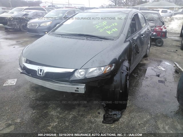 2HGFA16969H509572 - 2009 HONDA CIVIC EXL 灰色 照片 2